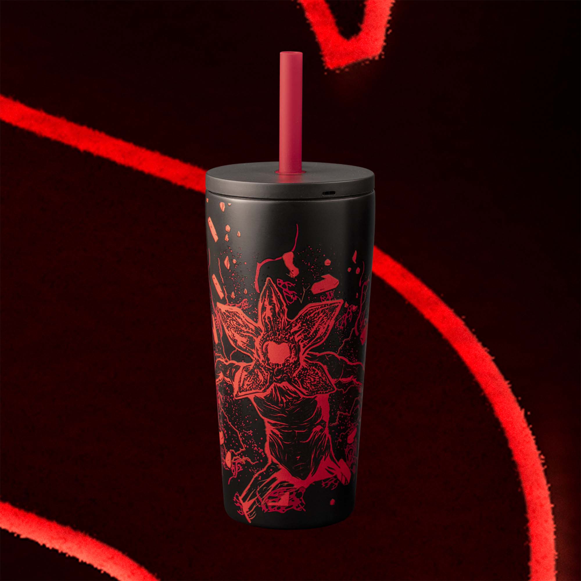 Tumbler con cannuccia Stranger Things