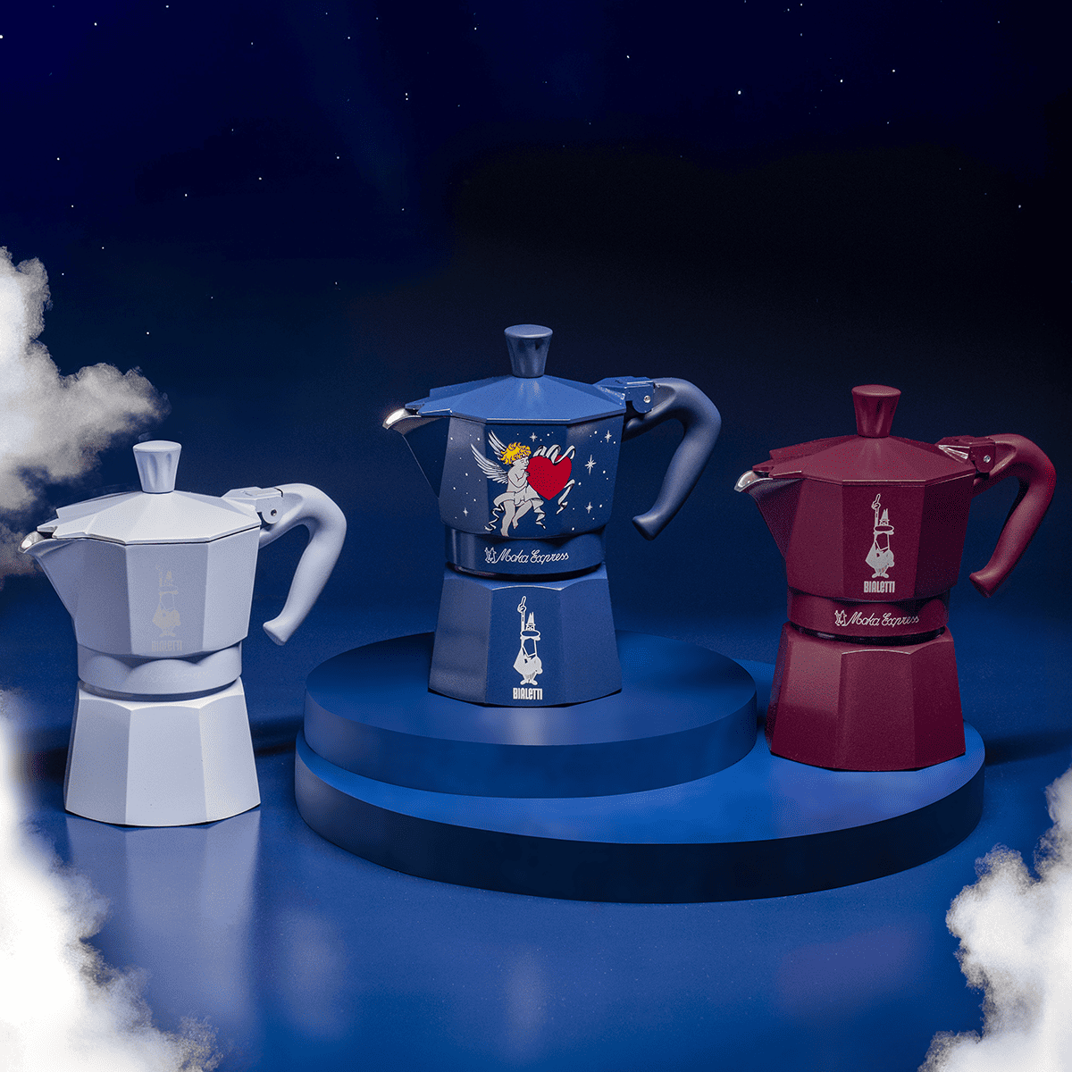 Moka Express Burgundy - Cielo Stellato