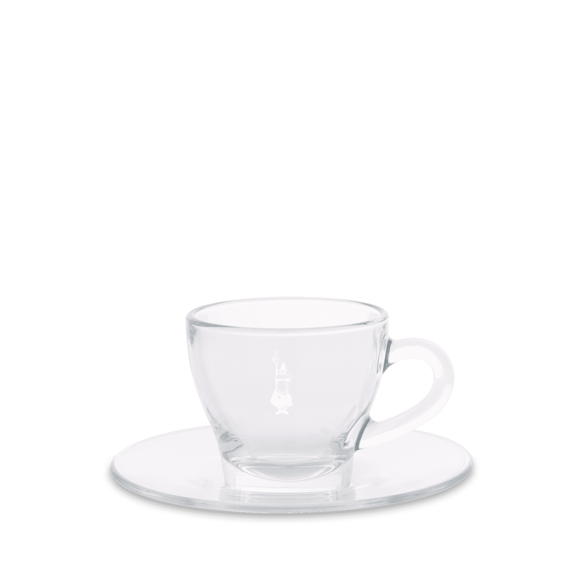 Set 2 tazze cappuccino in vetro