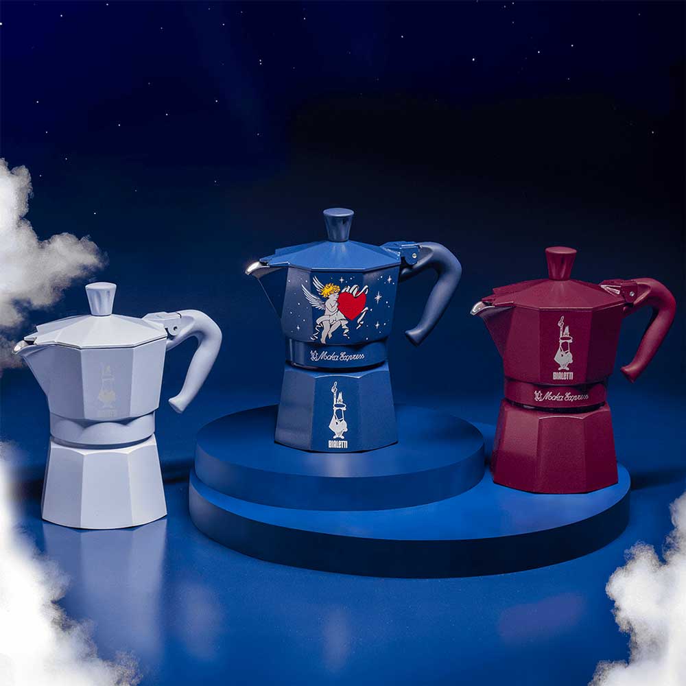 Moka Express 1 tazza ceruleo