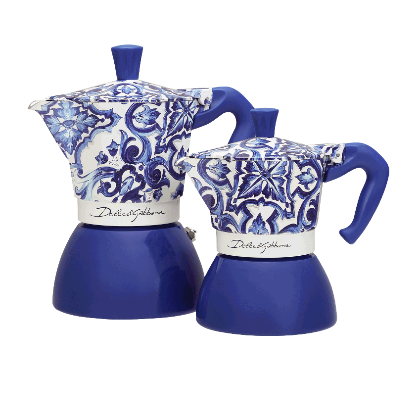 Moka Induction Bialetti Dolce&Gabbana Blu Mediterraneo