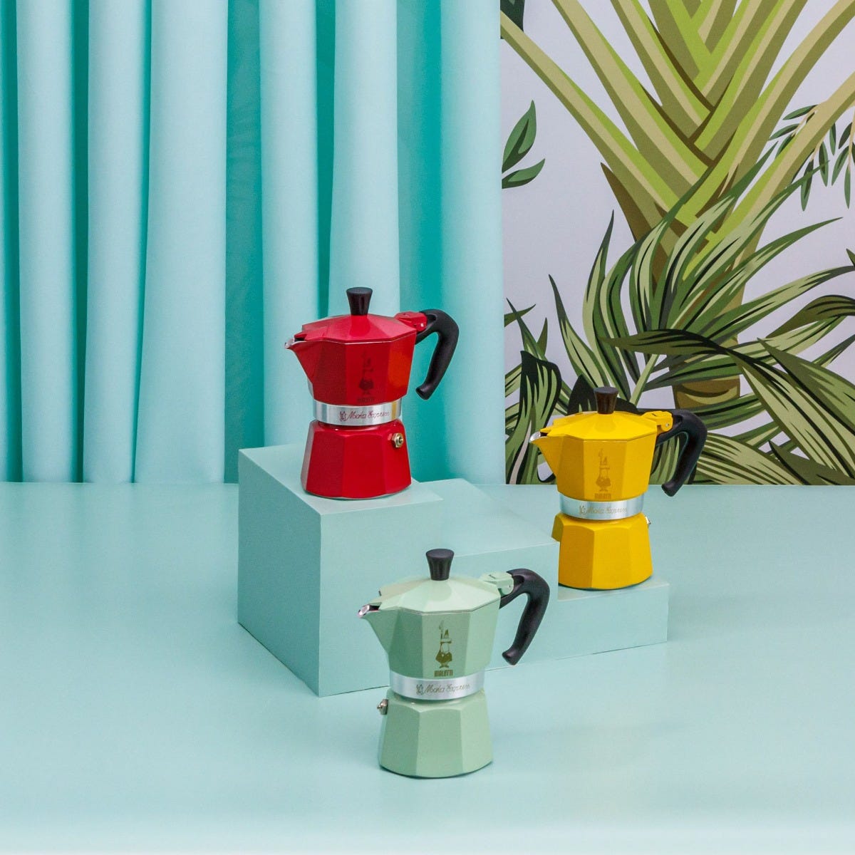 Moka Express giallo ocra 3 tazze