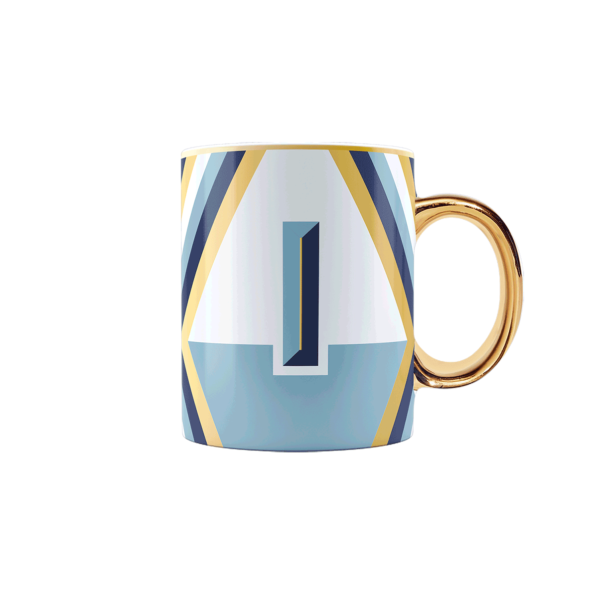 Mug tombola con lettera I