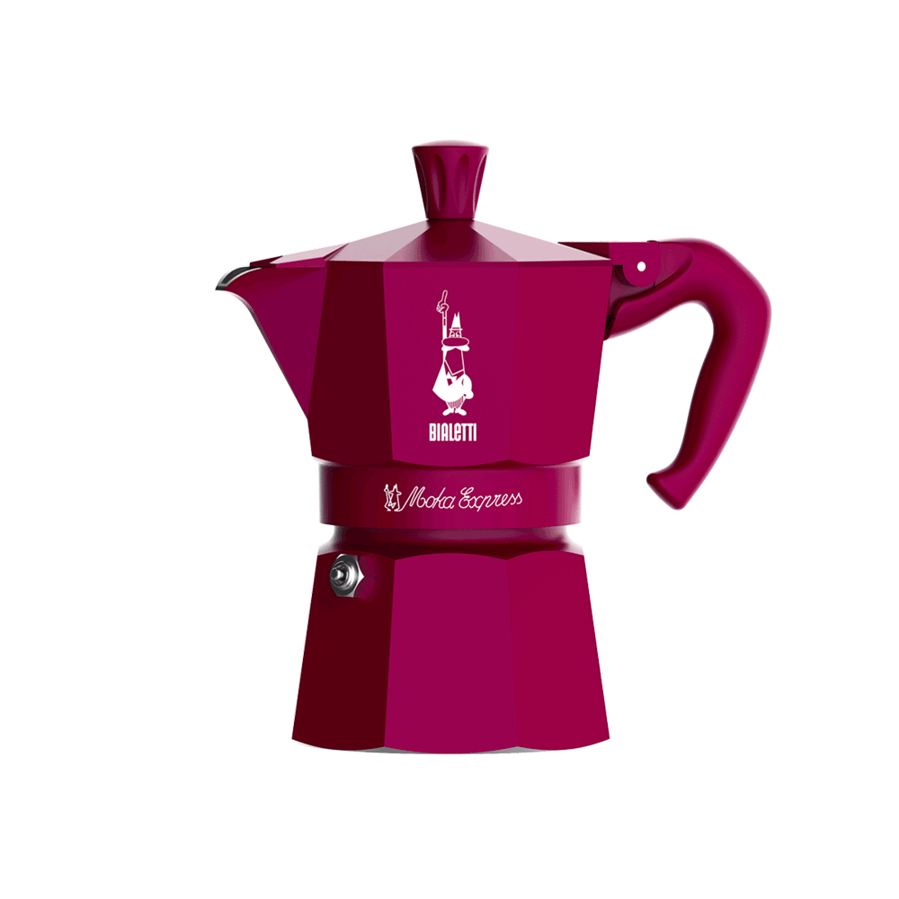 Moka Express 1 tazza burgundy