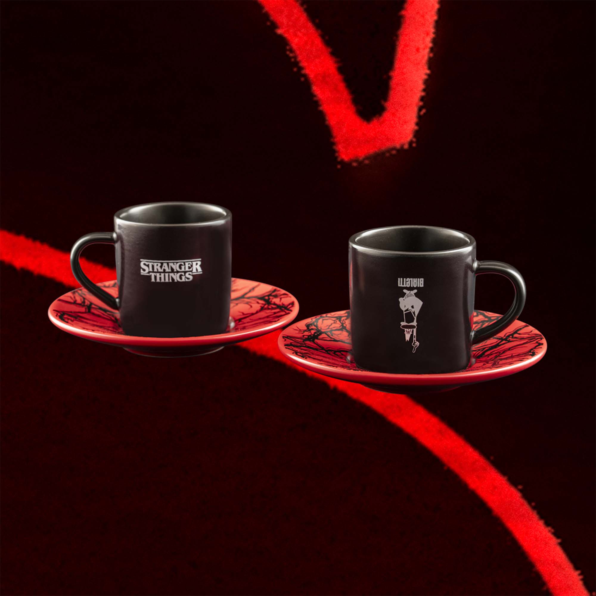 Set 2 tazzine Stranger Things