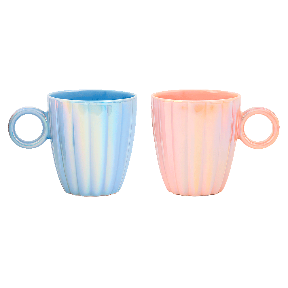 Set 2 mug perlate