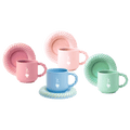 Set 4 tazzine mare