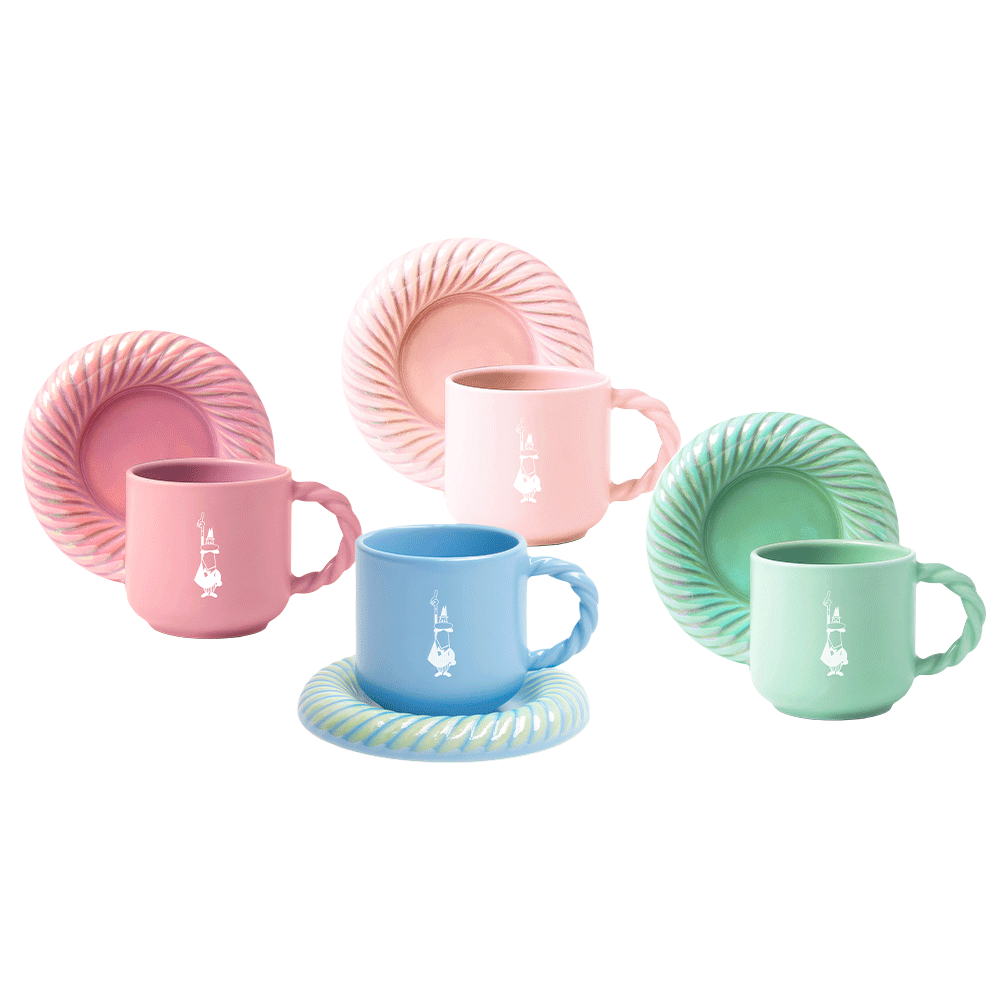 Set 4 tazzine mare