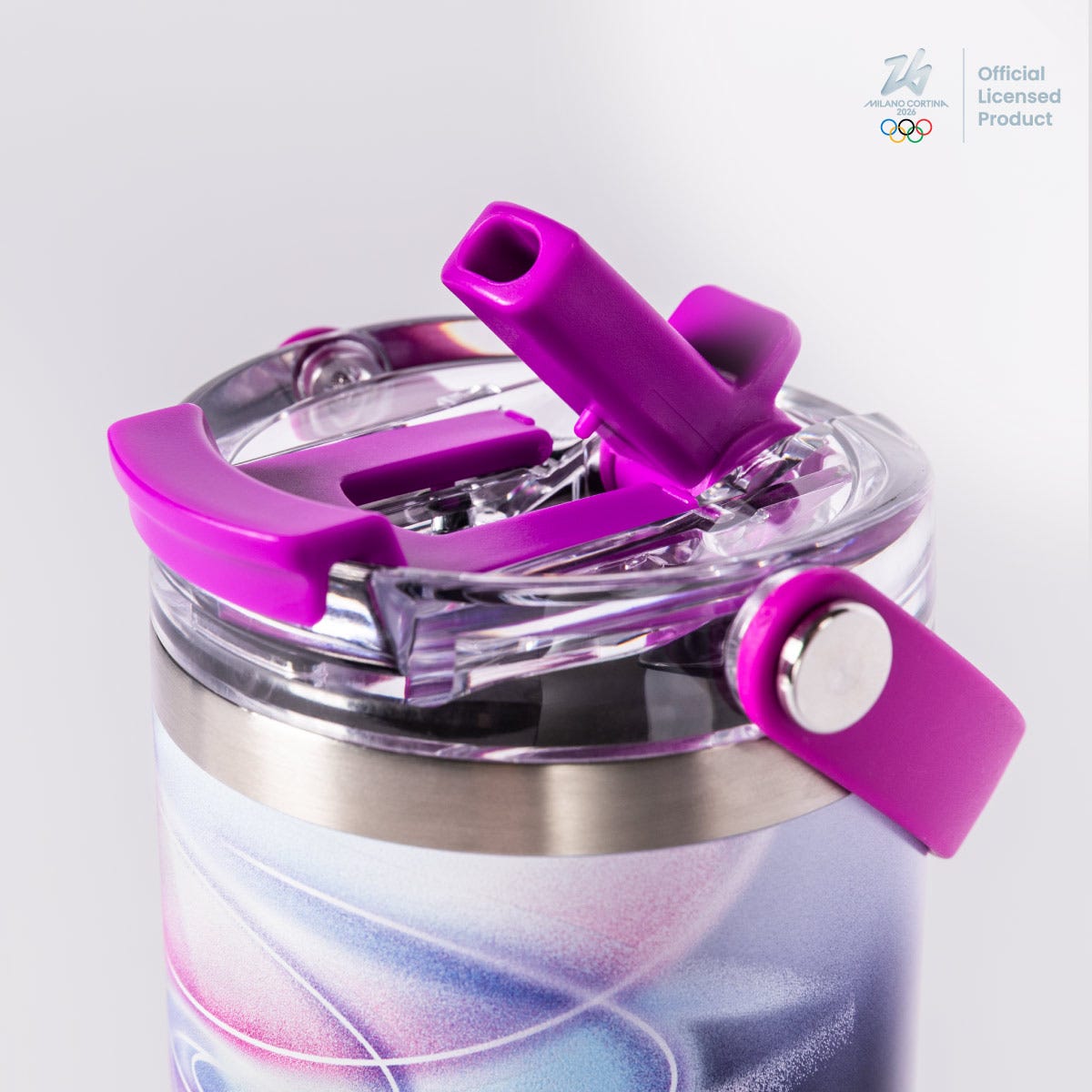 Mug termica viola - Milano Cortina 2026