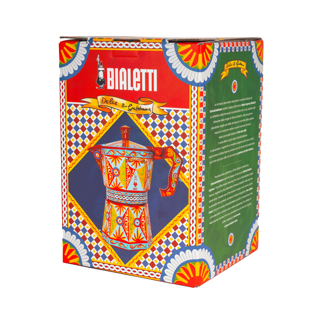 Moka Express Bialetti Dolce&Gabbana Carretto Siciliano 50 tz