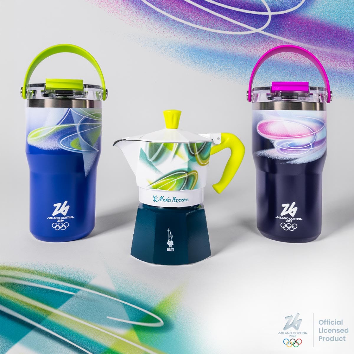 Mug termica verde - Milano Cortina 2026