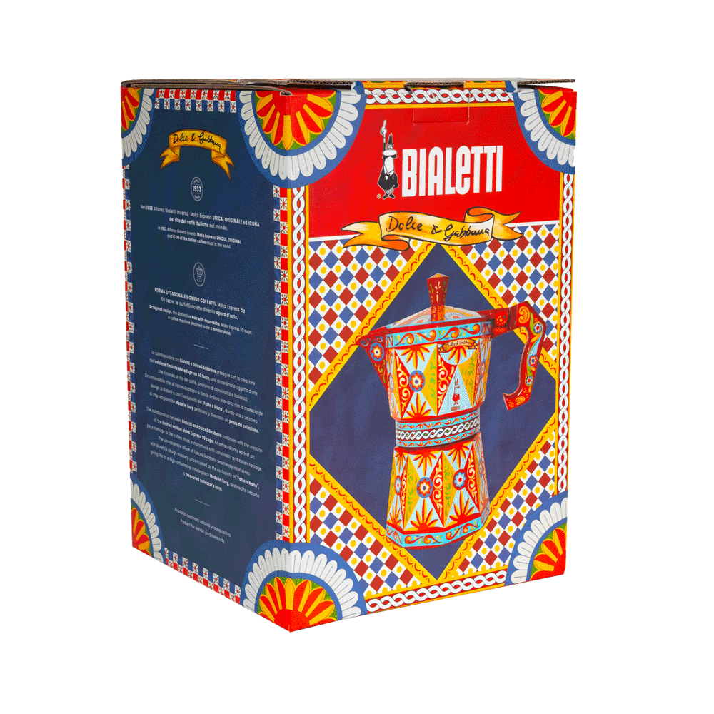 Moka Express Bialetti Dolce&Gabbana Carretto Siciliano 50 tz