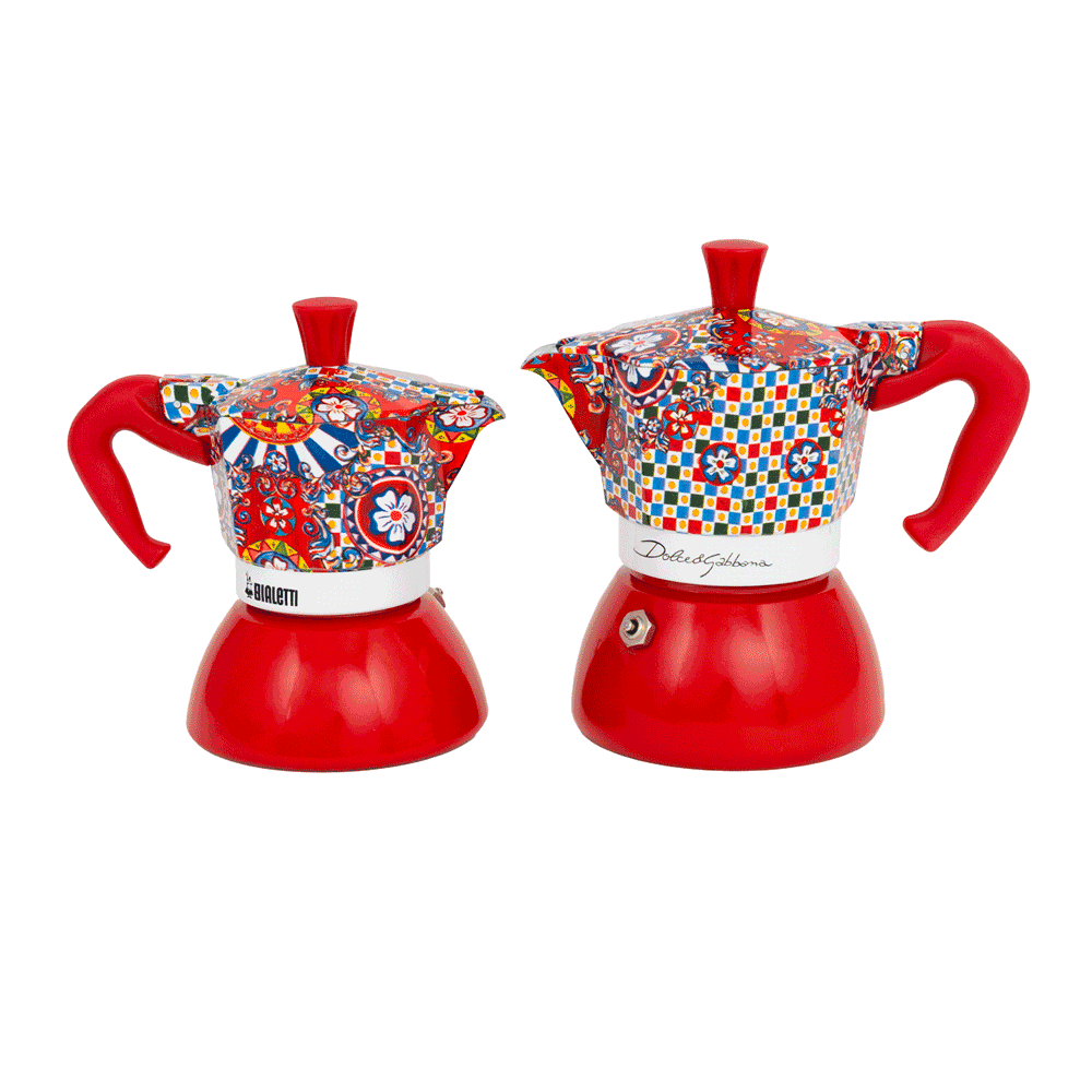 Moka Induction Bialetti Dolce&Gabbana Carretto Siciliano