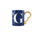 Mug con lettera G - Cielo Stellato