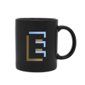 Mug monogram con lettera E