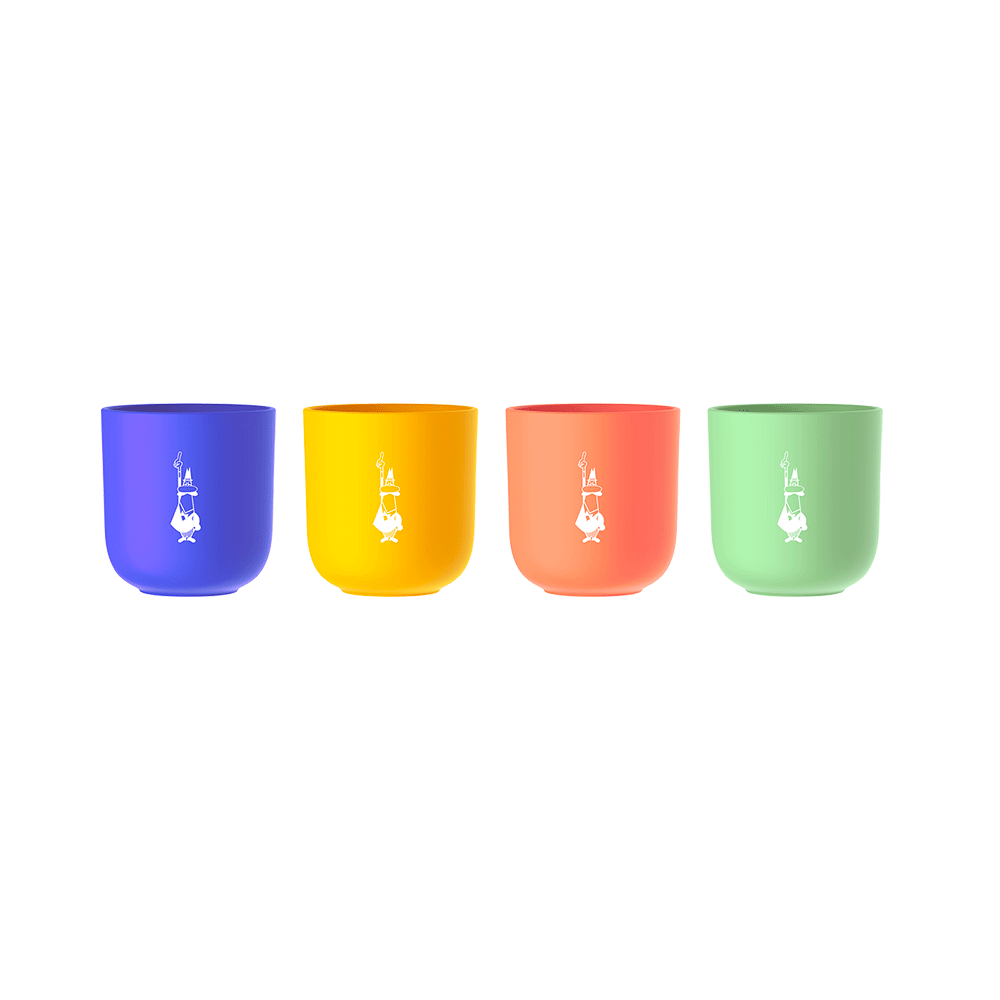 Set 4 bicchierini multicolor