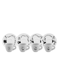 Set 4 tazzine moka carosello