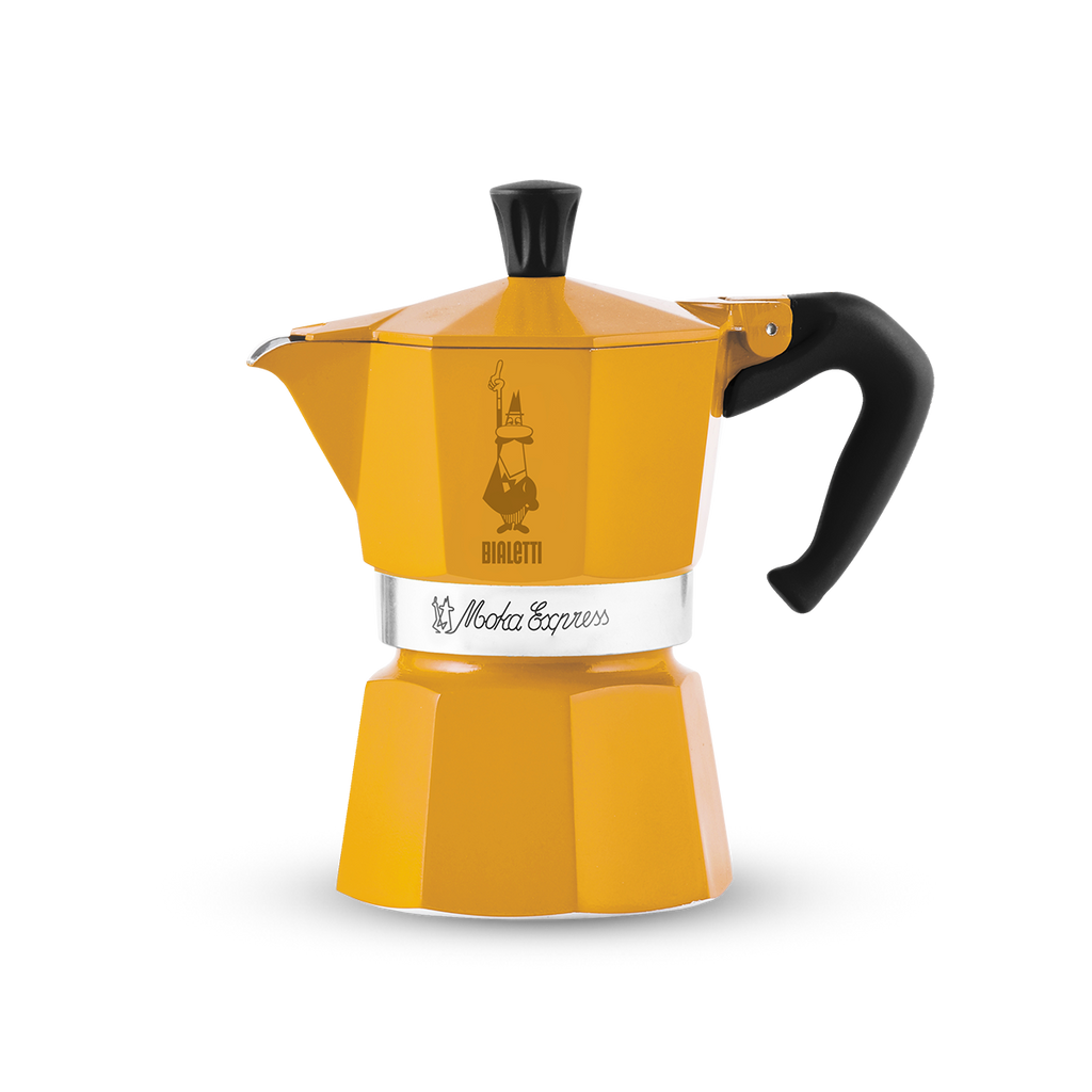 Moka Express giallo ocra 3 tazze