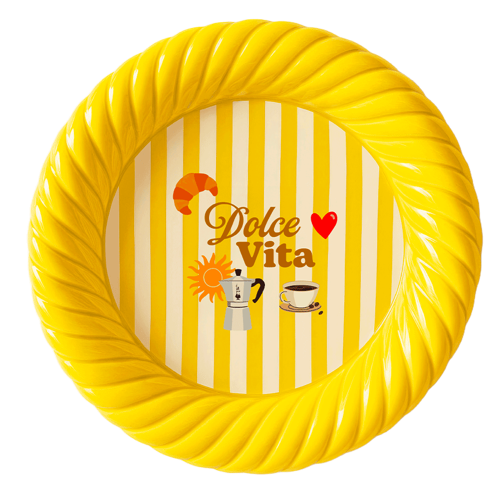 Piatto per dolce Vita lenta